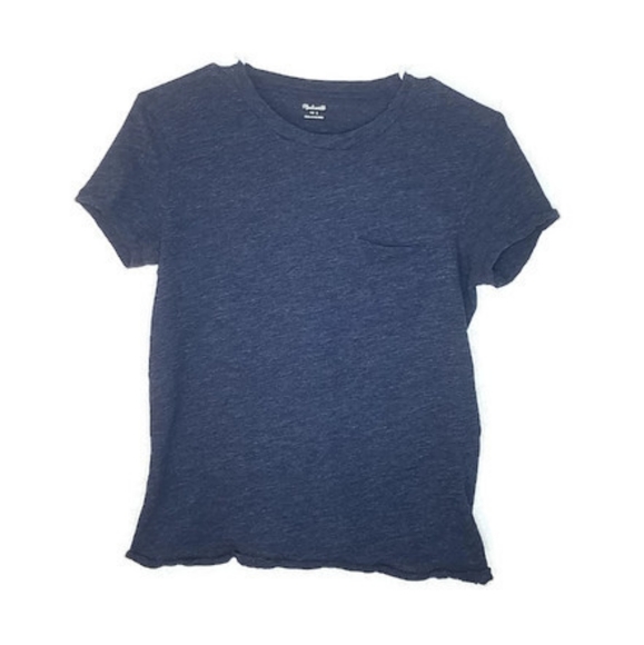 Madewell Tops - 🍉 Madewell navy blue cotton t-shirt